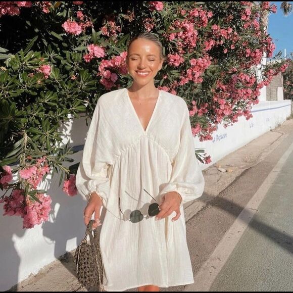 H&M Dresses & Skirts - H&M Balloon Sleeve Cotton Dress New